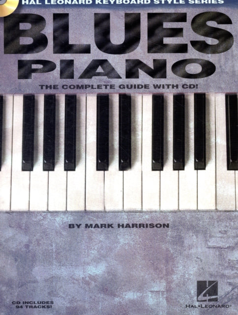 Book cover of: Blues Piano. By: Mark Harrison