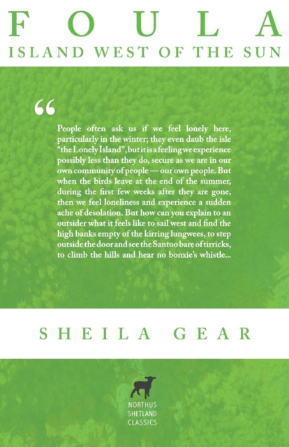 Book cover of: Foula. By: Sheila Gear