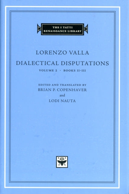 Book cover of: Dialectical Disputations. By: Lorenzo Valla