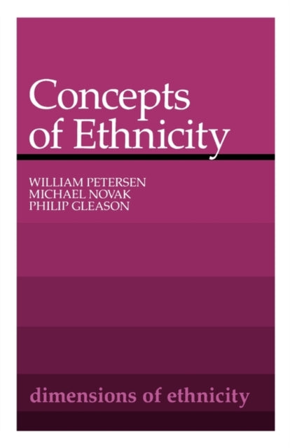 Book cover of: Concepts of Ethnicity
