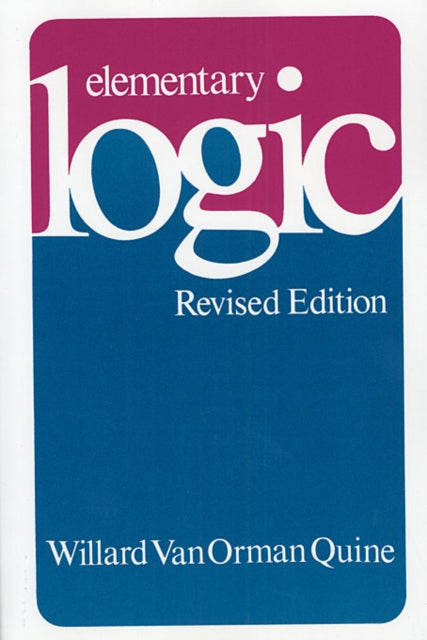 Book cover of: Elementary Logic. By: Willard Van Orman Quine