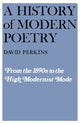 Book cover of: A History of Modern Poetry. By: Perkins, David, David Perkins