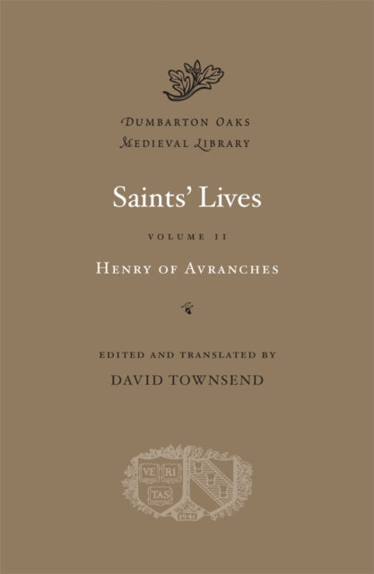 Book cover of: Saints' Lives. By: Henry of Avranches
