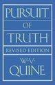 Book cover of: Pursuit of Truth. By: Willard Van Orman Quine
