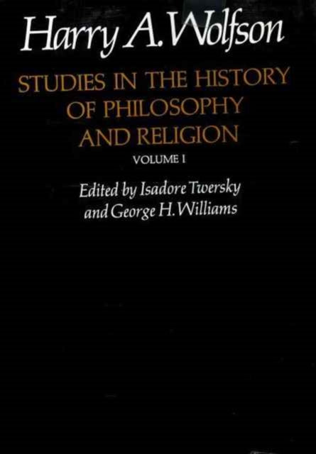 Book cover of: Studies in the History of Philosophy and Religion