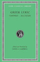 Book cover of: Greek Lyric, Volume I: Sappho and Alcaeus. By: Sappho