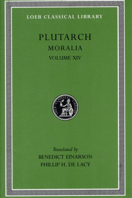 Book cover of: Moralia, XIV. By: Plutarch