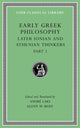 Book cover of: Early Greek Philosophy, Volume VI