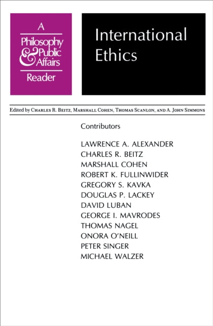 Book cover of: International Ethics