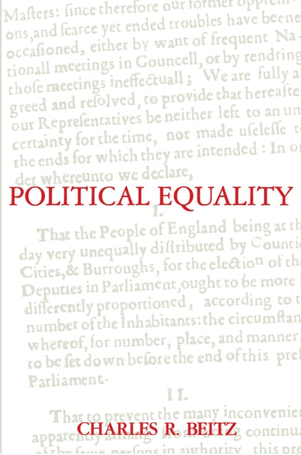 Book cover of: Political Equality