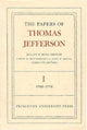 Book cover of: Papers of Thomas Jefferson, Volume 1. By: Thomas Jefferson