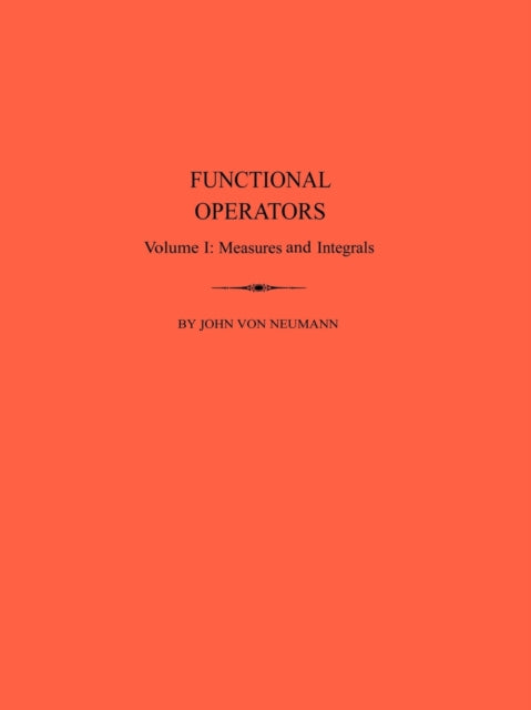 Functional Operators, Volume 1