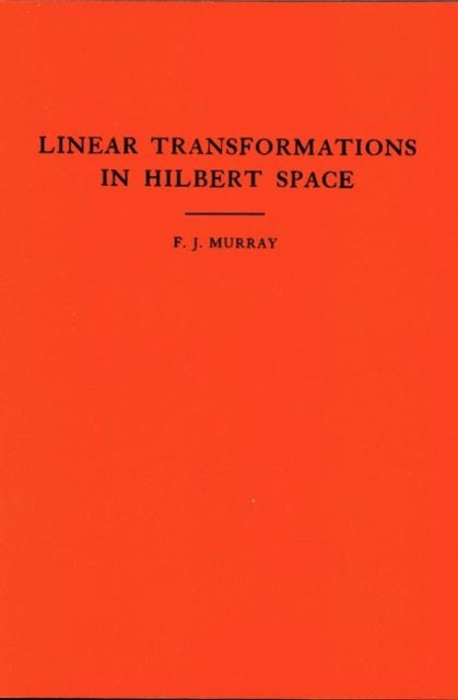 Book cover of: Introduction to Linear Transformations in Hilbert Space