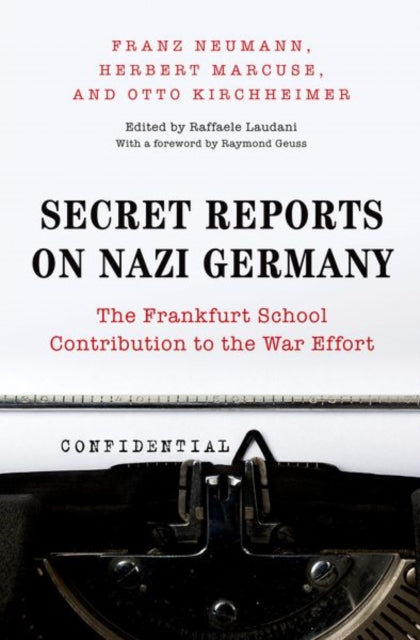 Book cover of: Secret Reports on Nazi Germany. By: Raffaele Laudani