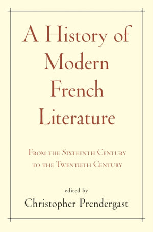 History of Modern French Literature