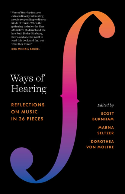 Book cover of: Ways of Hearing. By: Scott Burnham