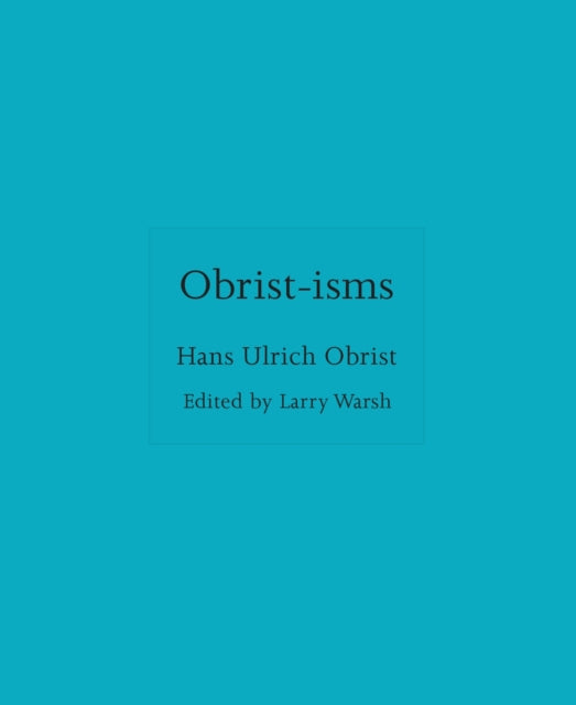 Book cover of: Obrist-isms