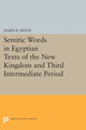 Book cover of: Semitic Words in Egyptian Texts of the New Kingdom and Third Intermediate Period. By: James E. Hoch