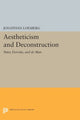 Book cover of: Aestheticism and Deconstruction. By: Jonathan Loesberg