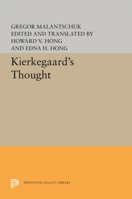 Book cover of: Kierkegaard's Thought. By: Gregor Malantschuk