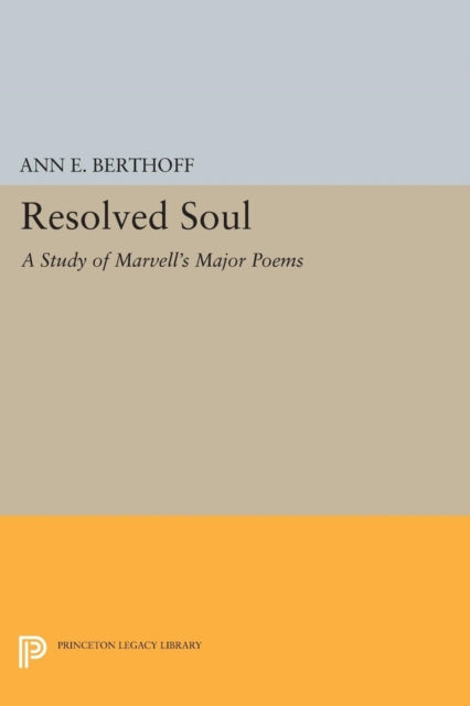 Book cover of: Resolved Soul. By: Ann E. Berthoff