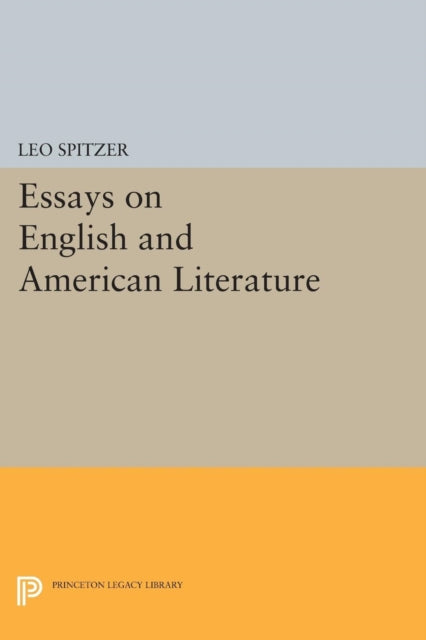Book cover of: Essays on English and American Literature. By: Leo Spitzer