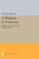 Book cover of: Window to Criticism. By: Murray Krieger