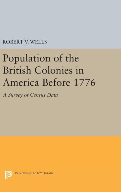 Book cover of: Population of the British Colonies in America Before 1776. By: Robert V. Wells