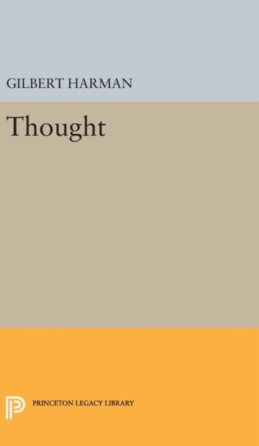 Book cover of: Thought. By: Gilbert Harman