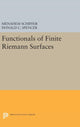Book cover of: Functionals of Finite Riemann Surfaces. By: Menahem Schiffer