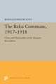 Book cover of: Baku Commune, 1917-1918. By: Ronald Grigor Suny