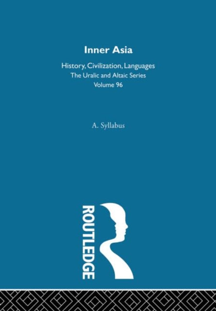 Book cover of: Inner Asia. By: Denis Sinor