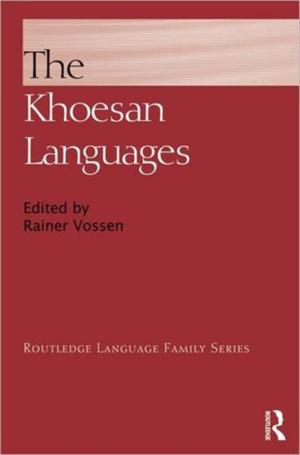 Book cover of: Khoesan Languages. By: Rainer Vossen