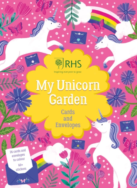 Book cover of: My Unicorn Garden Cards and Notelets. By: Scholastic