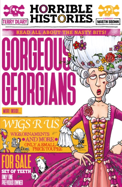 Book cover of: Gorgeous Georgians (newspaper edition). By: Terry Deary