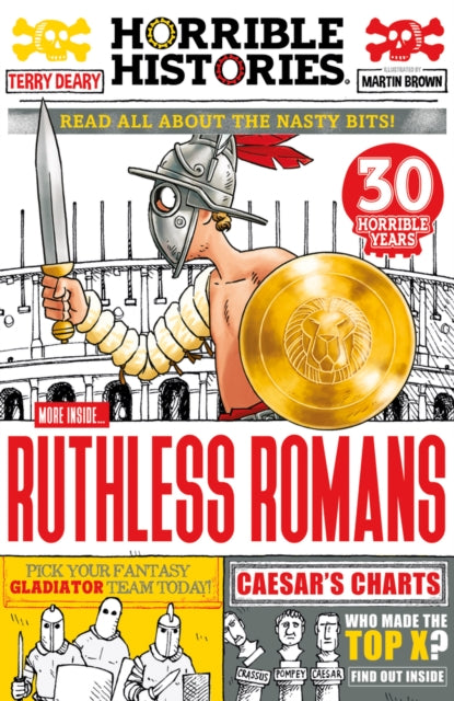 Ruthless Romans (newspaper edition) 9780702322921 Terry Deary