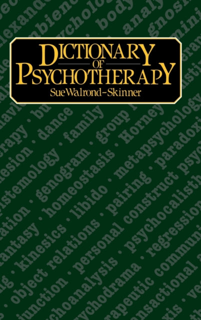 Book cover of: Dictionary of Psychotherapy