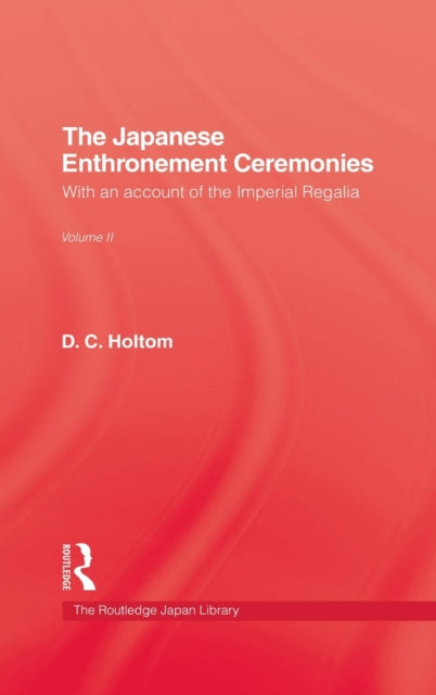 Book cover of: Japanese Enthronement Ceremonies