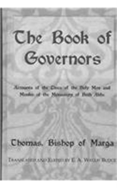 Book cover of: Book Of Governors. By: Bishop of Marga Thomas