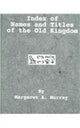 Book cover of: Index Of Names & Titles Of The. By: Margaret Murray