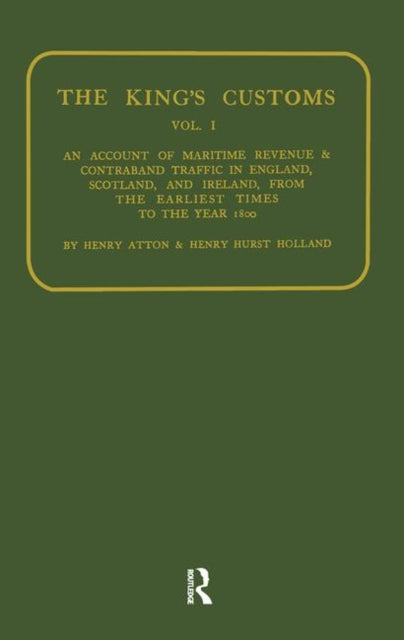 Book cover of: Kings Customs. By: Henry Atton