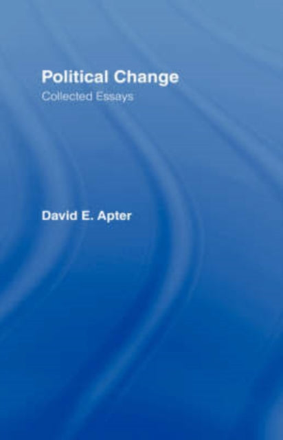 Book cover of: Political Change. By: David Ernest Apter