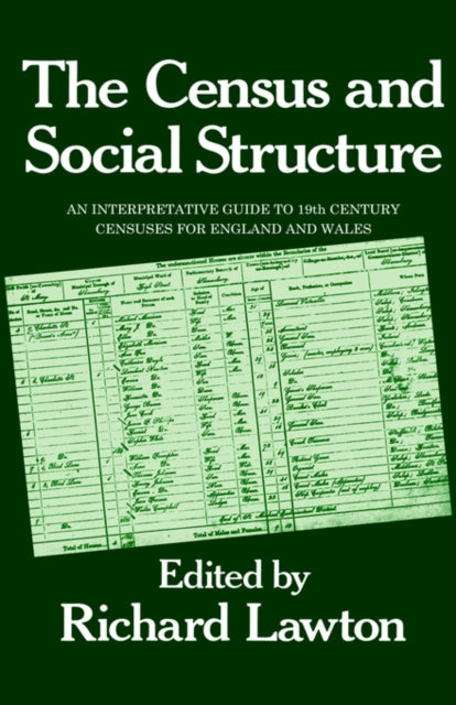 Book cover of: Census and Social Structure