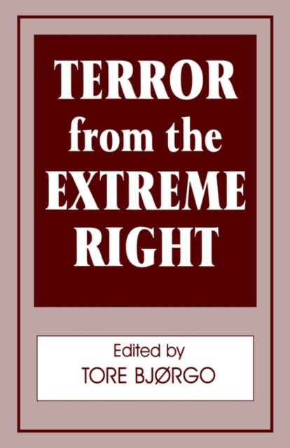 Book cover of: Terror from the Extreme Right