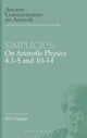 Book cover of: On Aristotle "Physics 4, 1-5 and 10-14"
