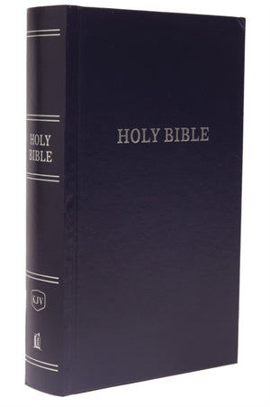 KJV, Pew Bible, Large Print, Hardcover, Blue, Red Letter, Comfort Print, Holy Bible, King James Version