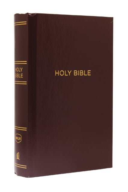 NKJV, Pew Bible, Large Print, Hardcover, Burgundy, Red Letter, Comfort Print, Holy Bible, New King James Version