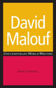 Book cover of: David Malouf. By: Don Randall