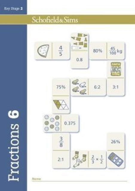 Book cover of: Fractions, Decimals and Percentages Book 6 (Year 6, Ages 10-11)