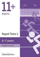 Book cover of: 11+ Maths Rapid Tests Book 1: Year 2, Ages 6-7